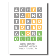 Oldie Birthday Card